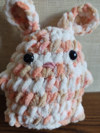 Hand Crocheted Amigurumi Chenille Rabbit 