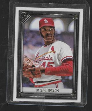 2021 TOPPS GALLERY BOB GIBSON #123