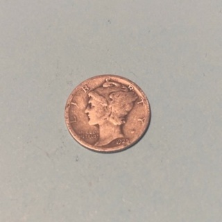 1925 Mercury  dime 