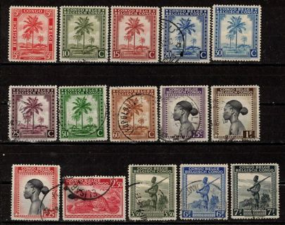 Congo Belge Stamps 1942