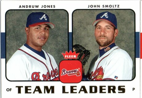 2006 Fleer Team Leaders Andruw Jones John Smoltz