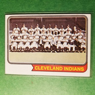 1974 - TOPPS BASEBALL CARD NO. 541 -  CLEVELAND TEAM - INDIANS - NRMT+