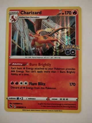 Charizard 010/078 rare holo nm pokemon