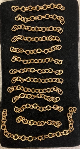 Gold Links and Clasp