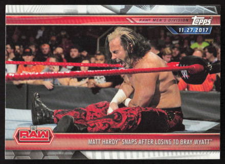 2019 Topps WWE Road To WrestleMania Matt Hardy #16