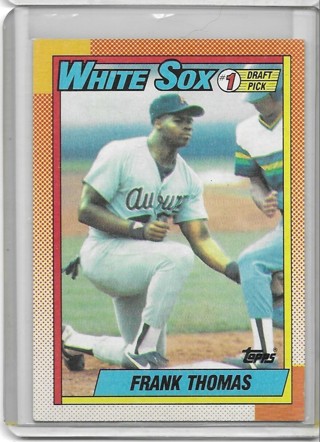 Frank Thomas 1990 Topps #414 Rookie Card