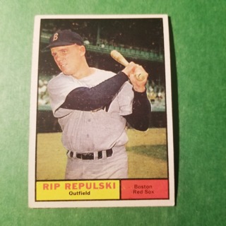 1961 - TOPPS EXMT - NRMT BASEBALL - CARD NO. 128 - RIP REPULSKI - RED SOX