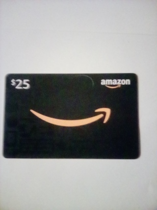 Amazon e-gift card for $25.00