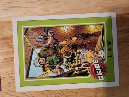 G I Joe trading card #139