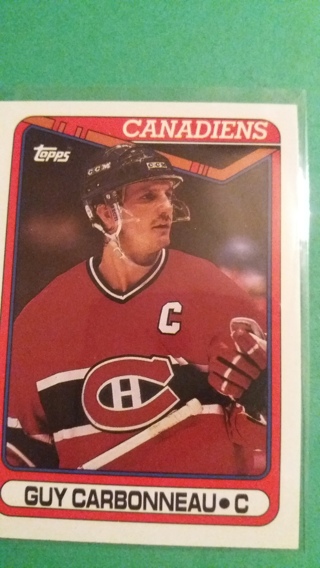 guy carbonneau hockey card free shipping