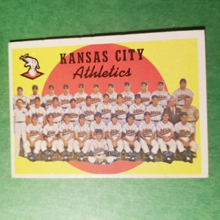 1959 - TOPPS NRMT+ BASEBALL CARD NO. 172  - KANSAS CITY TEAM - A'S