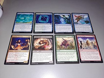 Lot of 8 mtg magic the gathering cards