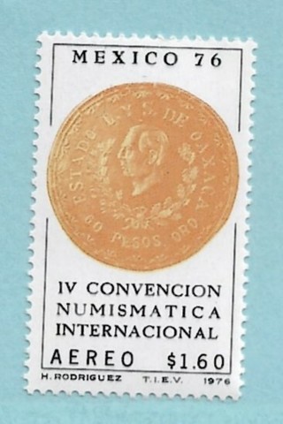 1976 Mexico ScC519 International Numismatic convention, Mexico City MNH