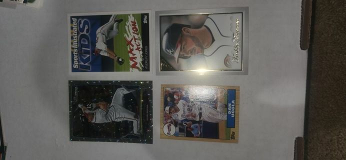 4 card Braves lot