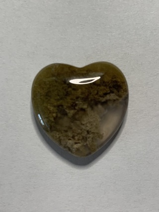 HEALING STONE~#5~INDIAN AGATE~HEART-SHAPED~FREE SHIPPING!