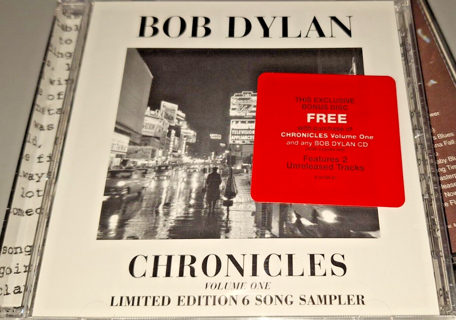  Sealed Bob Dylan ‎Chronicles Volume One 6 Song Sampler RARE PROMO