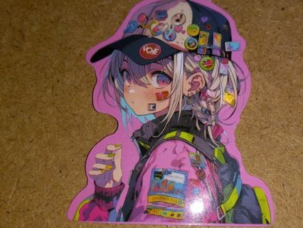 Anime Cool new nice vinyl lap top sticker no refunds regular mail very nice quality