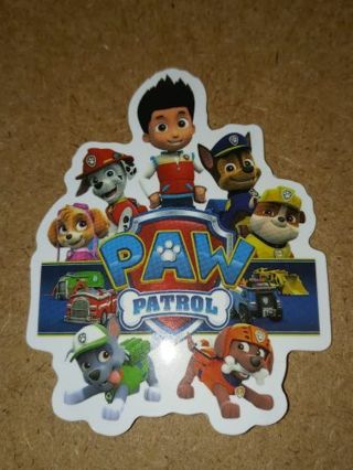 Paw patrol Cute New one Cute nice vinyl sticker no refunds regular mail only Very nice quality!
