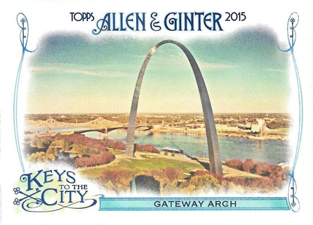 2015 Topps Allen and Ginter Keys to the City #KTC2 Gateway Arch