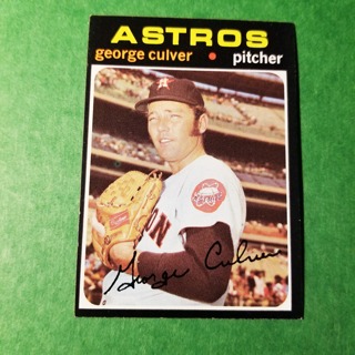 1971 Topps Vintage Baseball Card # 291 - GEORGE CULVER - ASTROS - NRMT/MT