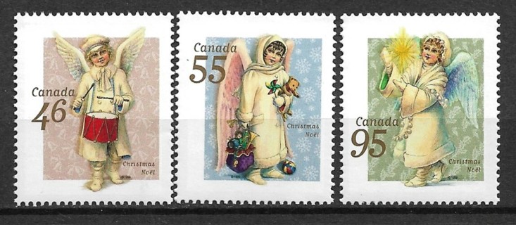 1999 Canada Sc1815-7 complete Christmas set of 3 MNH