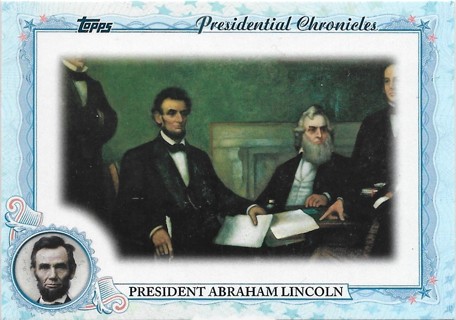  2015 Topps Archives Presidential Chronicles #PCAL Abraham Lincoln