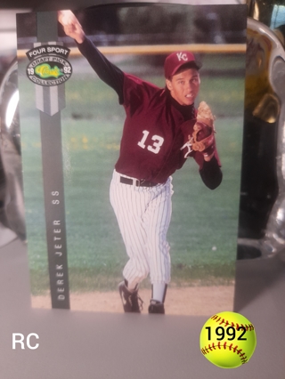 DEREK JETER 4 Sport Draft Pick Classic HS Rookie Yankees