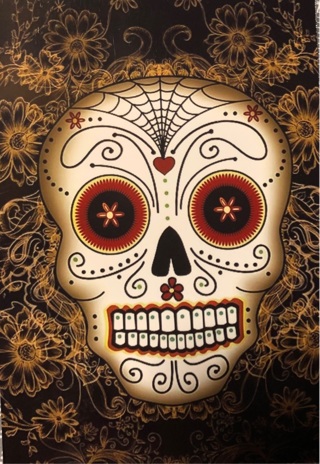 Sugar Skull - 3 x 5” MAGNET - GIN ONLY