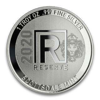 Scottsdale Mint Reserve 2020 1 Troy Oz. .999 Fine Silver Round
