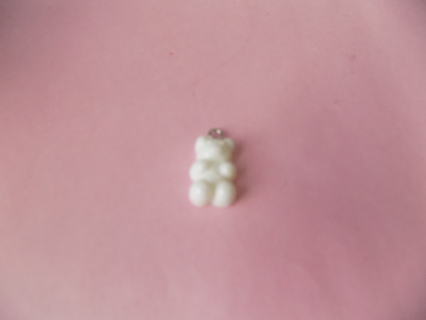 1 inch white gummy bear charm # 2