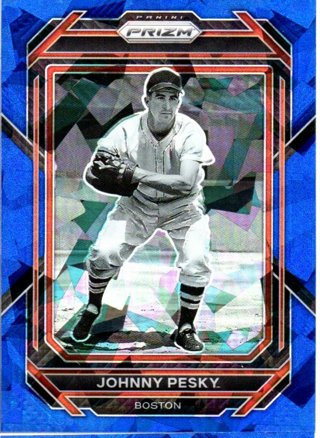 2023 Panini Prizm Johnny Pesky Blue Ice