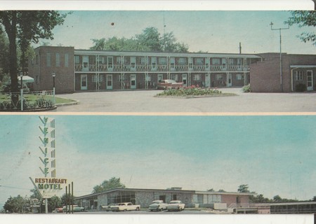 Vintage Unused Postcard: m: Venice Motel, Rt 40 East, Hagerstown, MD