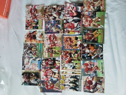 1990's-2000's San Francisco 49ers Football card Collection,Jerry Rice, Steve Young, Terrell Owen's