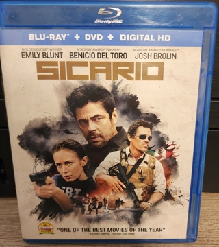 Blu-Ray - "Sicario" - rated R