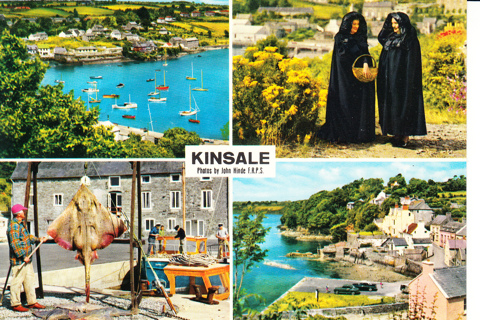 Vintage Postcard Kinsale, Ireland