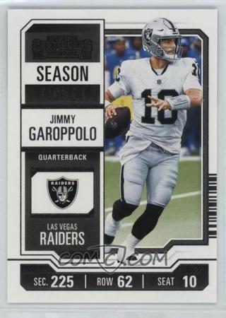 2023 Panini Contenders - [Base] - Retail #54 - Season Ticket - Jimmy Garoppolo