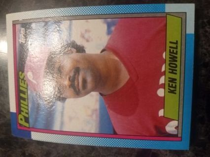 Ken Howell 1990 Topps Philadelphia Phillies