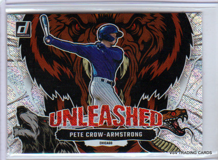 Pete Crow-Armstrong, 2023 Donruss UNLEASHED Baseball Card #U10,  Chicago Cubs