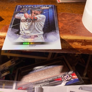 2022 topps stars of MLB Kris Bryant baseball card 