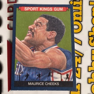 MAURICE CHEEKS 2021 SPORT KINGS GUM VOLUME 2 # 82 Blue Short Print  NBA