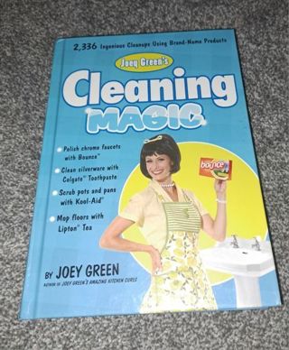 CLEANING MAGIC Book, by Joey Green, Hardcover