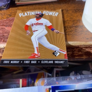 1995 upper deck platinum power Eddie Murray baseball card 