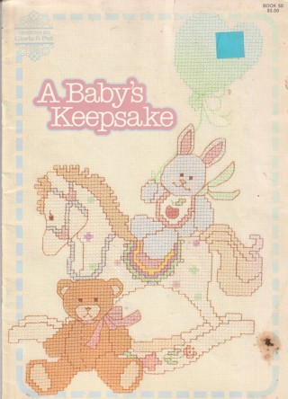 Cross Stitch Leaflet: A Baby's Keepsake