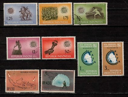 Indonesia Large Commemoratives 1963