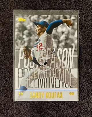 Sandy Koufax insert