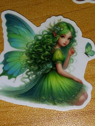 Fairy nice 1⃣ small self adhesive sticker no refunds regular mail only Very nice quality!