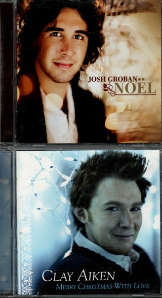 Pair of Christmas CDs - Josh Groban / Clay Aiken