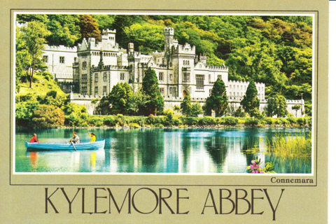 Vintage Postcard Kylemore Abbey, Ireland