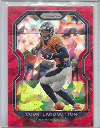 Courtland Sutton 2020 Prizm Prizms Red Ice #111