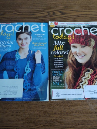 2 Crochet Pattern Magazines 
